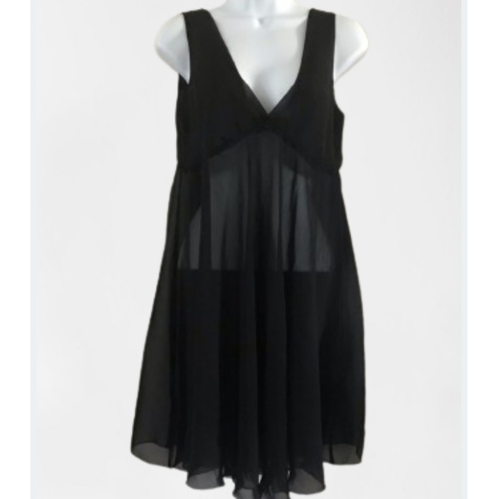Black Sheer Chemise